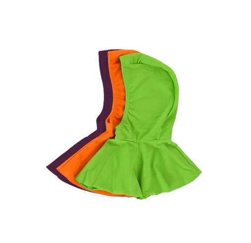 Silver Topi Renang Kain Anak Muslim ｜ 17017