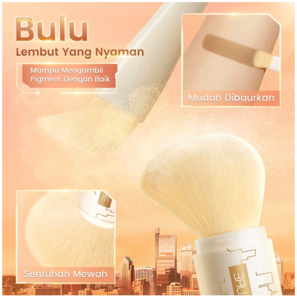 FCL Internasional Indonesia FOCALLURE #ModernUrban 4-in-1 Makeup Brush Set