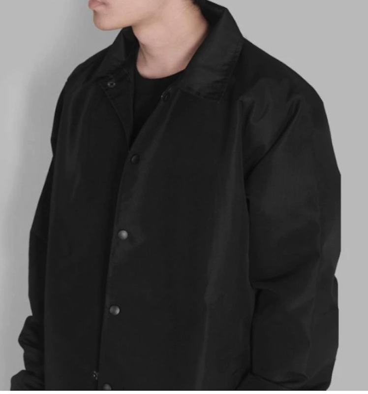 Ozeysx Jacket Coach Black Basic Windbreaker 5