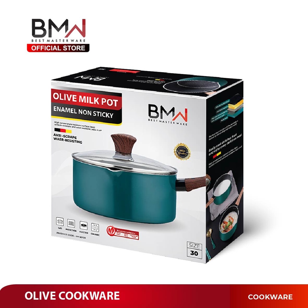 BMW Kitchenware Olive Milk Pot 16 cm