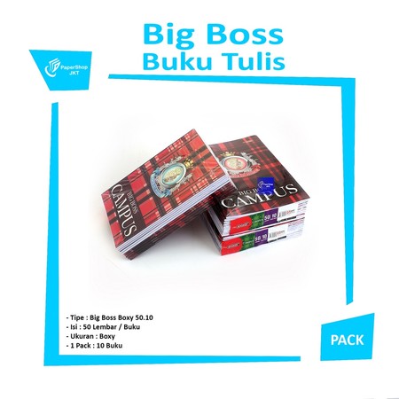 Big Boss Campus Buku Tulis 3