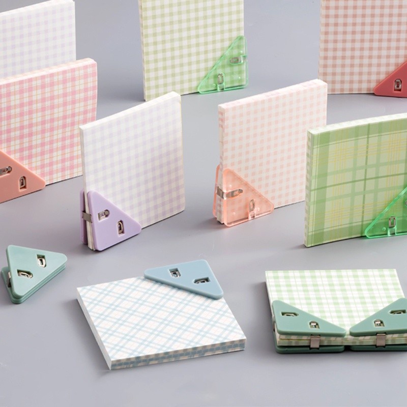  Klip Sudut Kertas Segitiga Warna Warni