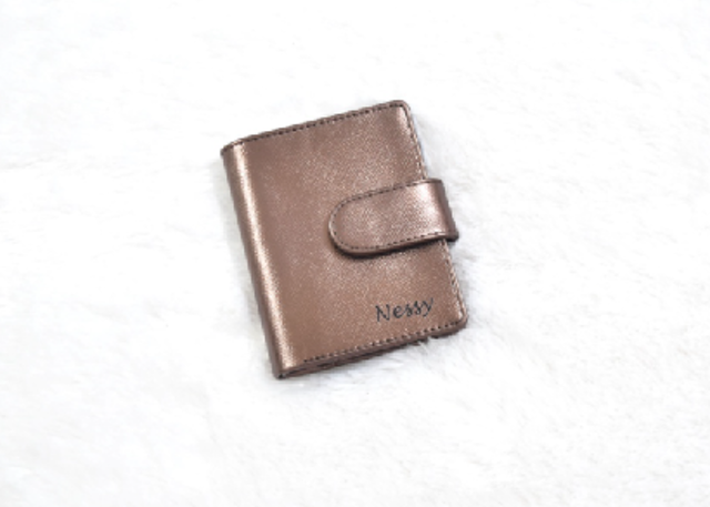  Dompet Kartu Wanita Premium Leather Custom Nama
