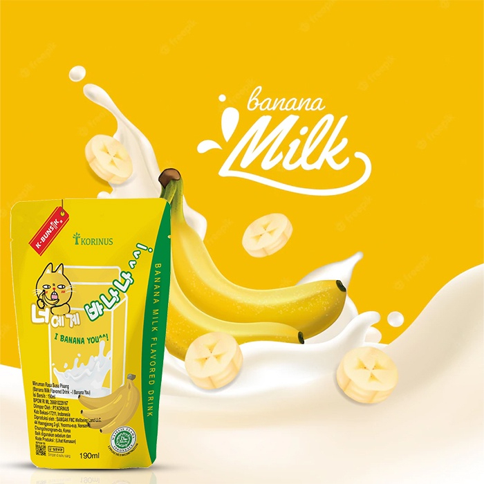 K-Banana Milk Flavored Drinks