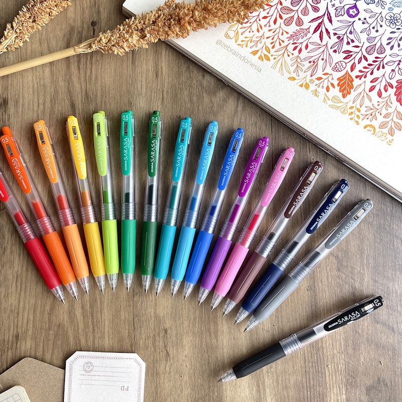 Zebra Gel Pen Pulpen Sarasa Clip 0.5 mm 4