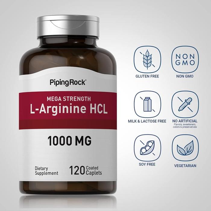 Piping Rock Health Products Piping Rock Mega Strength L-Arginine HCL