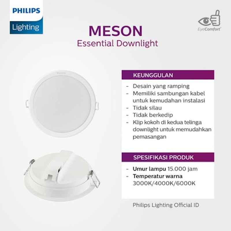 LED Downlight MESON 13W Putih 4