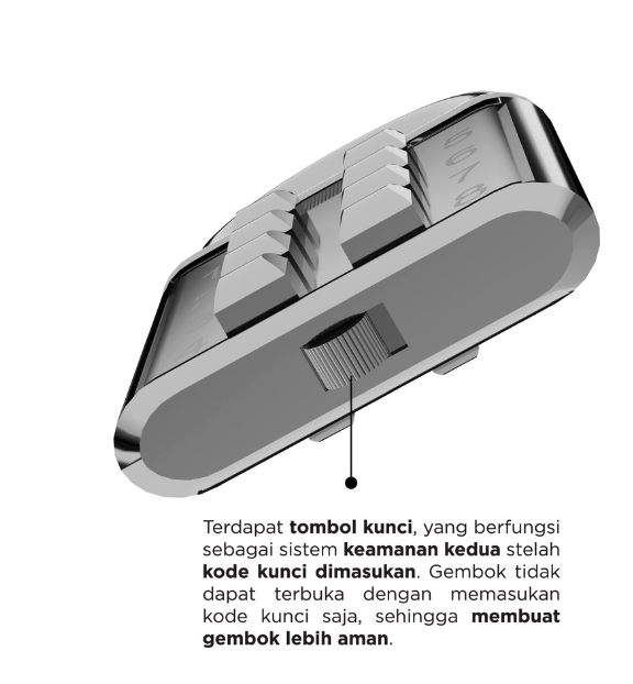 10 Digit Combination Padlock 3