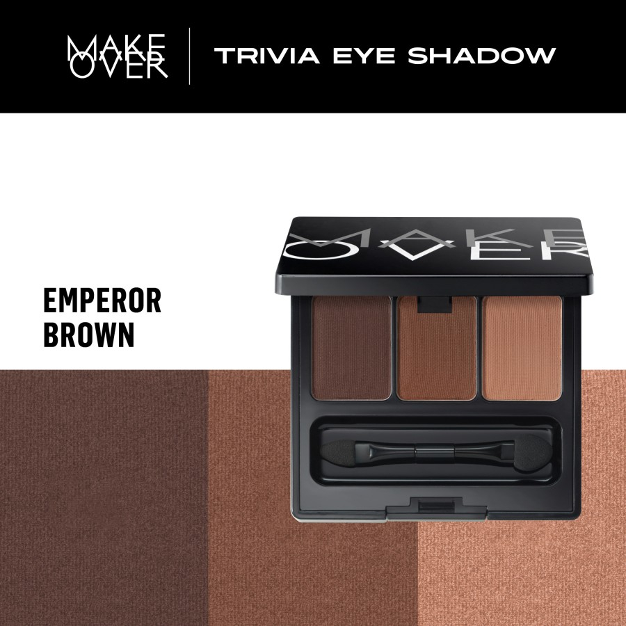 Paragon Technology and Innovation MAKE OVER Trivia Eye Shadow - Emperor Brown