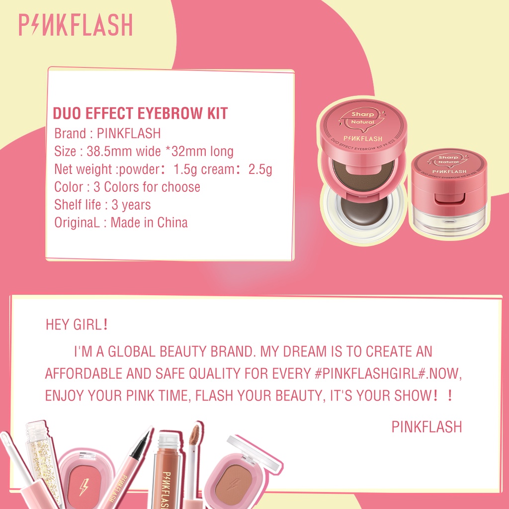 2-in-1 Eyebrow Cream and Powder Gel 5