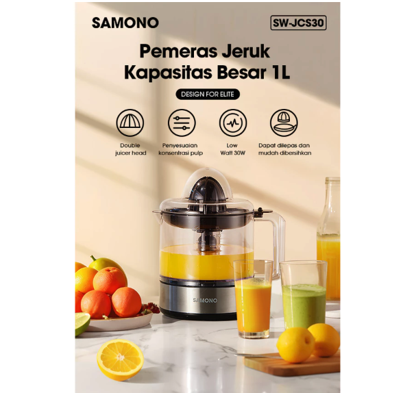 Wook Global Technology SAMONO Pemeras Jeruk Elektrik  SW-JCS30