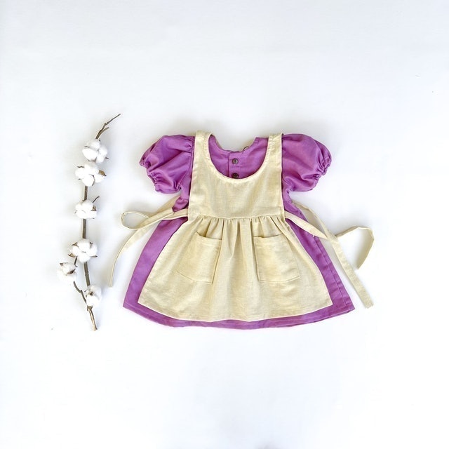 Cottoneli Set Apron Plus Dress
