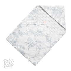 Minky Blanket With Hoodie Printed Fabric