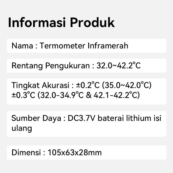  FUTUREMED Termometer Digital Infrared