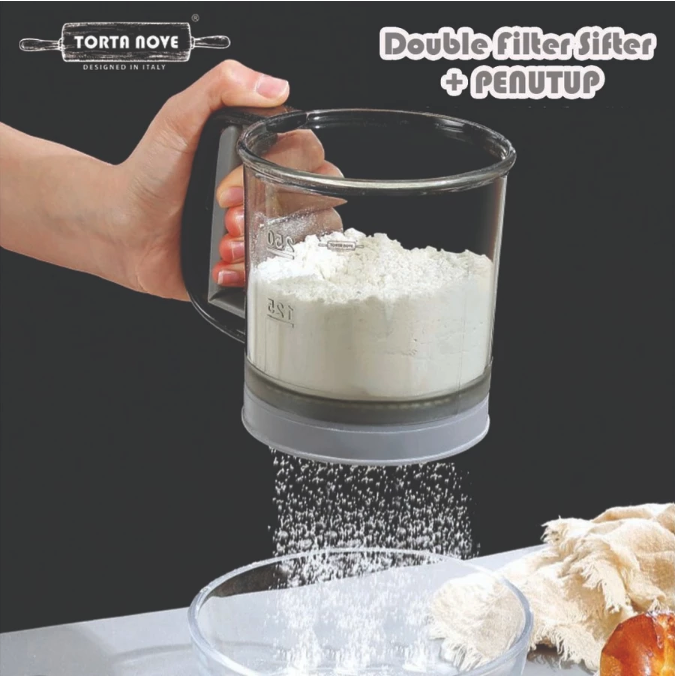 Torta Nove Double Flour Sifter Semi Manual 4