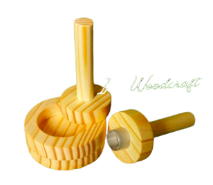 IKIE Cetakan Donat Kayu