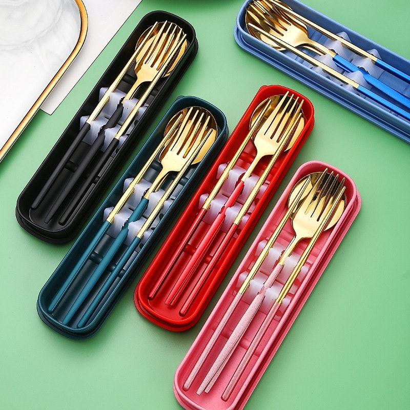 Set Alat Makan Stainless - Grafir Cutlery Custom Nama 4