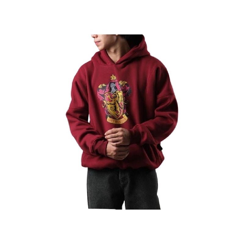 Thesilversky Harry Potter Hogwarts Houses Boxy Hoodie 1