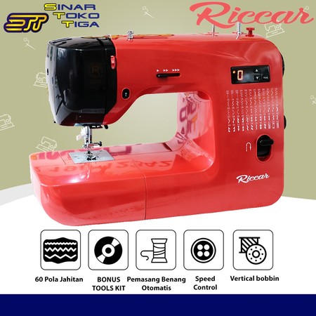 RICCAR Mesin Jahit Portabel Digital 2200