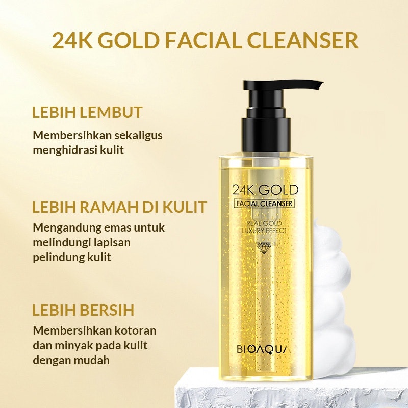 24K Gold Facial Cleanser 3