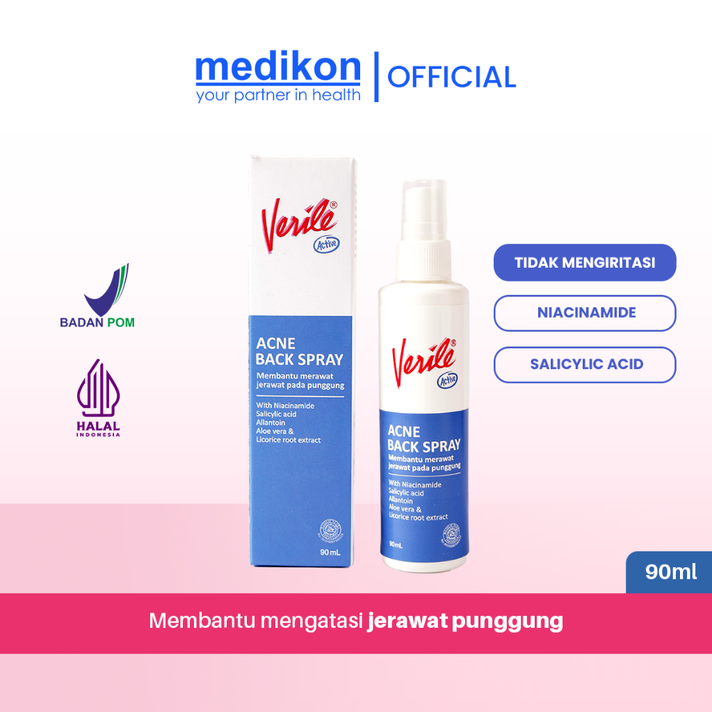 Medikon Prima Laboratories Verile® Acne Back Spray