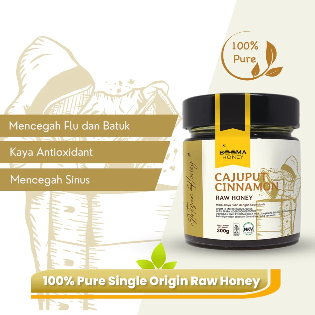 Beema Boga Arta Beema Honey Cajuput Cinnamon Raw Honey