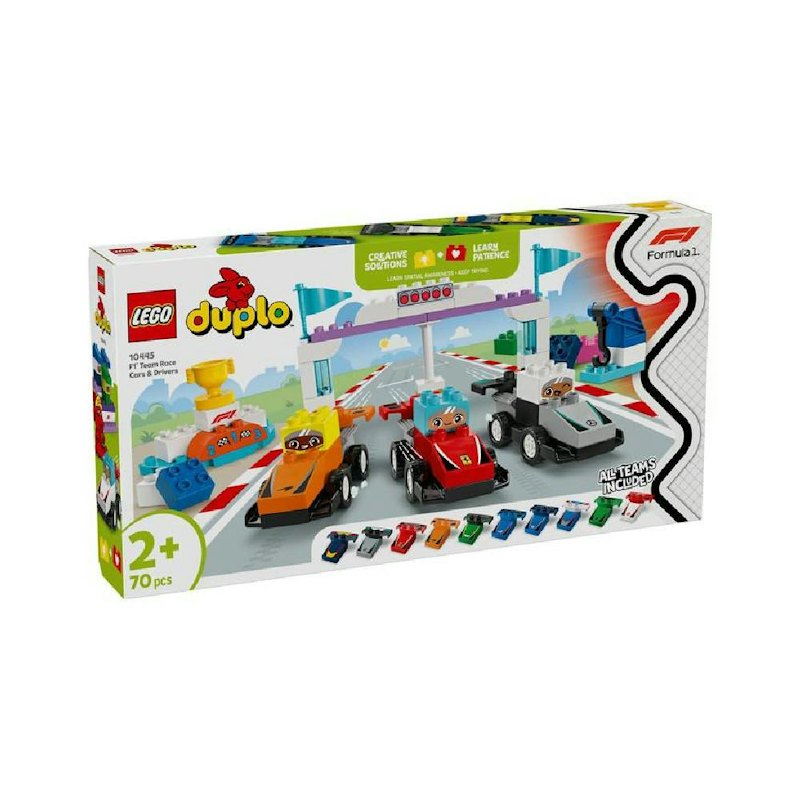 DUPLO F1 Team Race Cars & Drivers 1