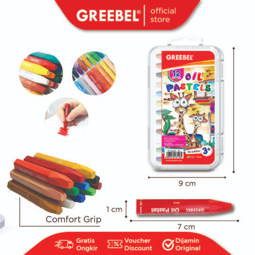 GREEBEL Crayon Kids Oil Pastel 4