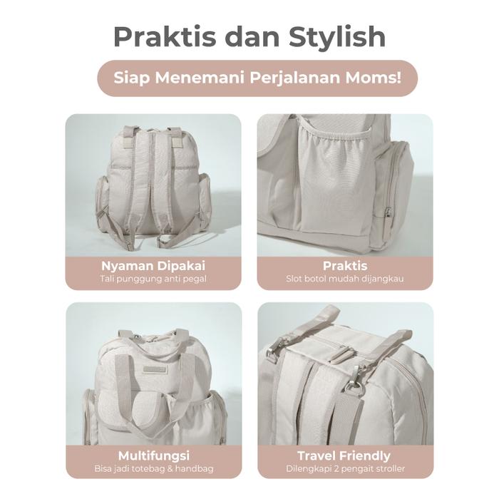Mooimom 2 Ways Diaper Bag 4