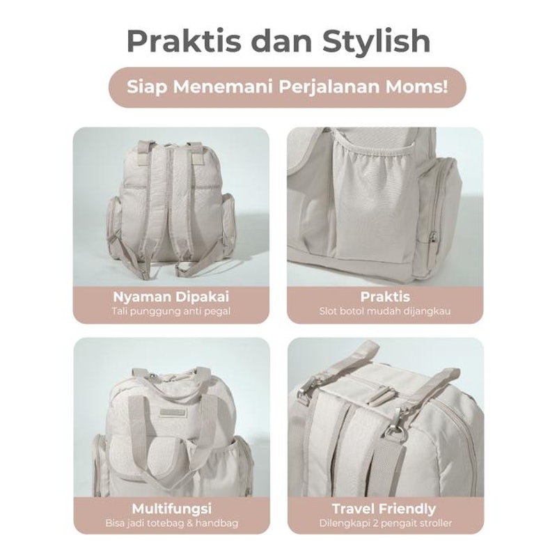 Mooimom 2 Ways Diaper Bag 4