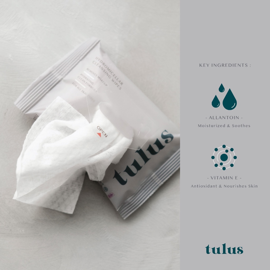 Freshening Indonesia Tulus Hydromicellar Cleansing Wipes