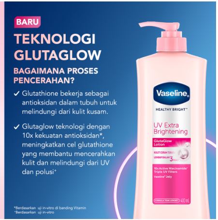 Unilever Indonesia Vaseline® Healthy Bright UV Extra Brightening