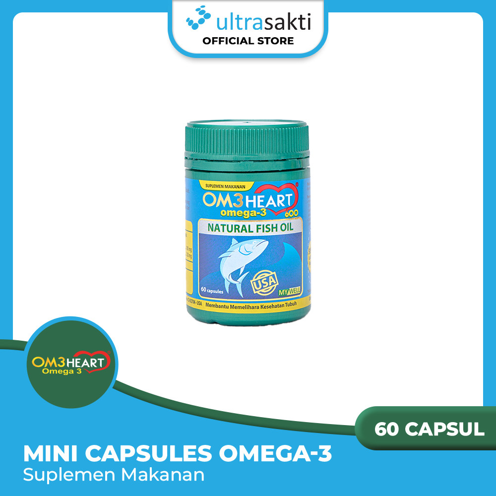 Ultra Sakti Om3Heart Mini Capsules Omega-3