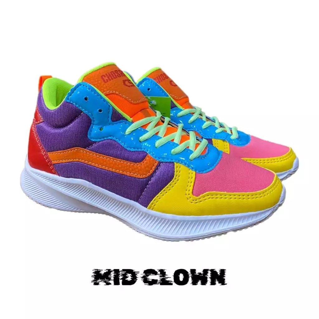 CHOSAMON CHOSAMON Mid Top Clown Badut Ungu Pink