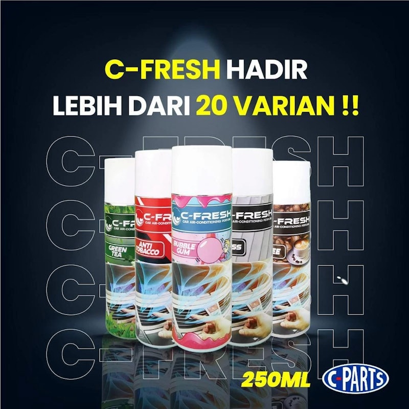 C-PARTS C-Fresh Car Air-Conditioning Perfume Bubble Gum 4