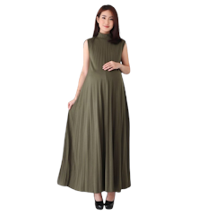 Eve Maternity Baju Hamil Pesta Dress Plisket