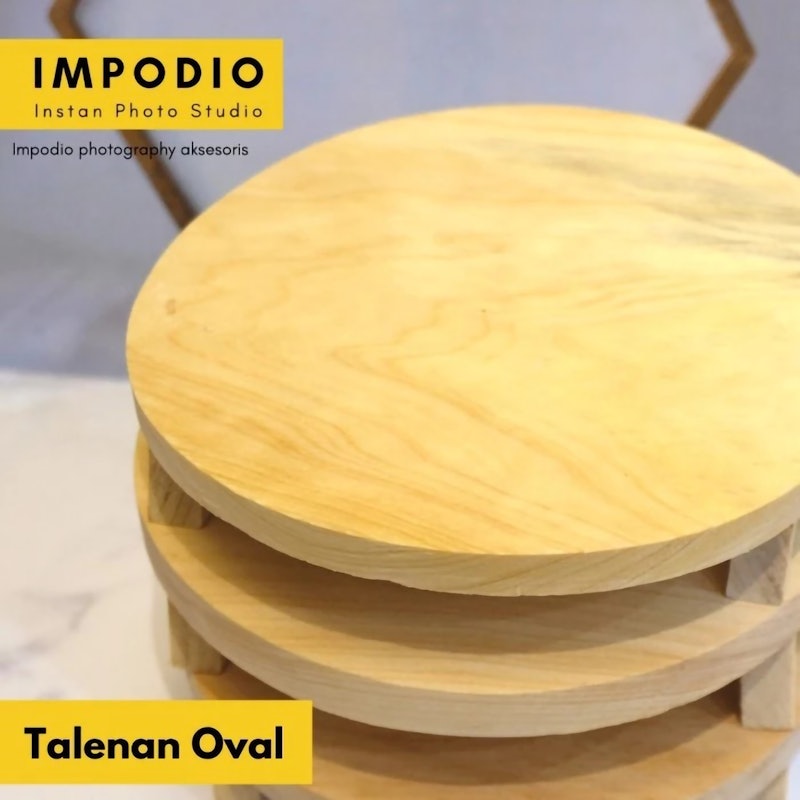 IMPODIO Talenan Kayu Pinus Bulat 2