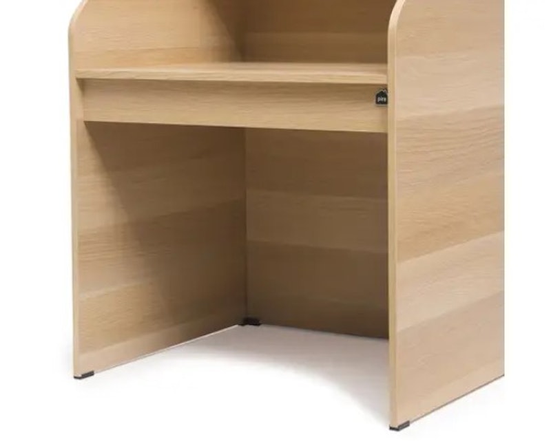 Homu DKK Set Meja Belajar Anak dan Kursi Pro Oak - White SM 4