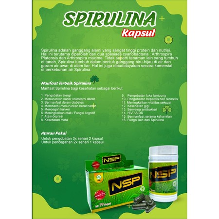 Toga Nusantara Neo Spirulina (NSP)