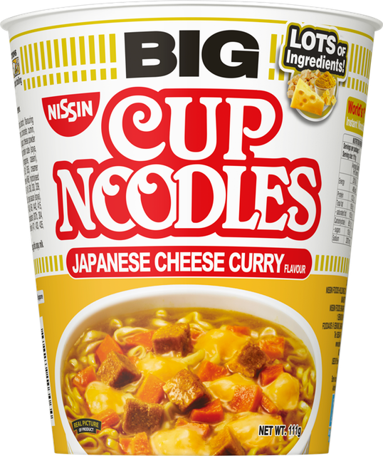 Nissin Big Cup Noodles Japanese Cheese Curry