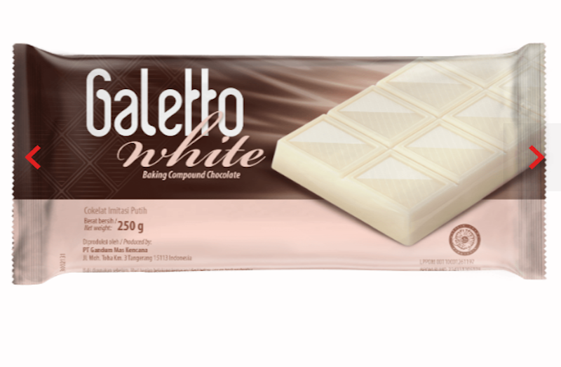 Galetto Baking Compound Chocolate - White Compound 1