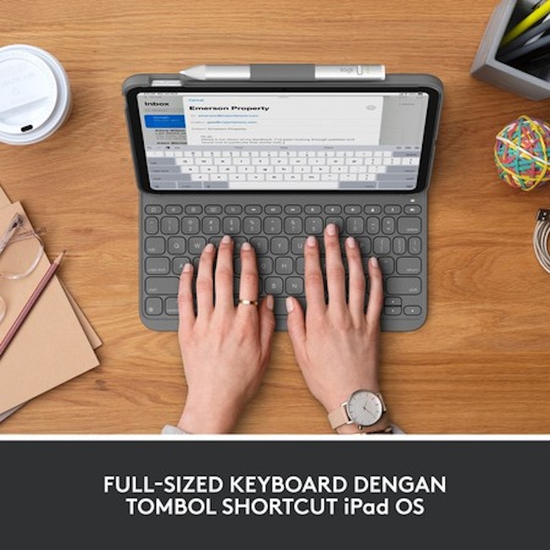 Slim Folio Keyboard for iPad 10th Gen & A16 2