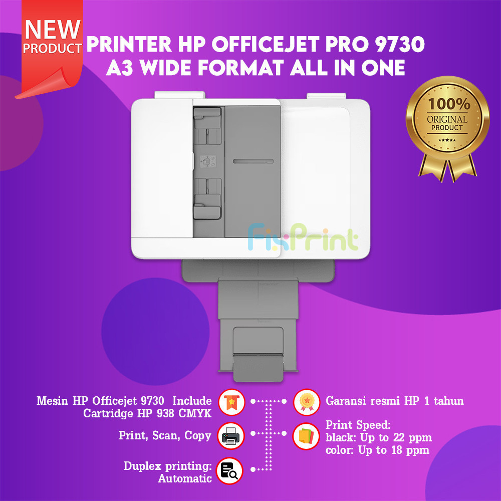 Hewlett Packard Indonesia HP Officejet 9730