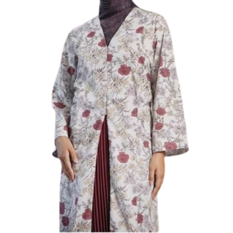 HijabChic Jelita Red Tunic 2