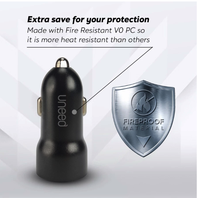 Uneed Indonesia Uneed Dual Port Car Charger 20W  UCC404