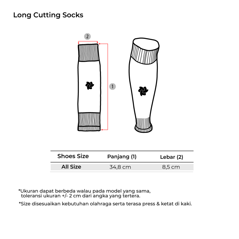 Tiento  Kaos Kaki Sambung Anti Bakteri