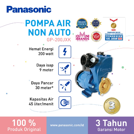 Panasonic Non Auto Pump GP-200JXK