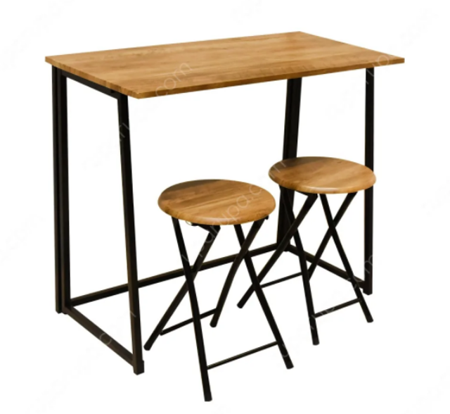 Lexi Set Meja Lipat Serbaguna 2 Kursi