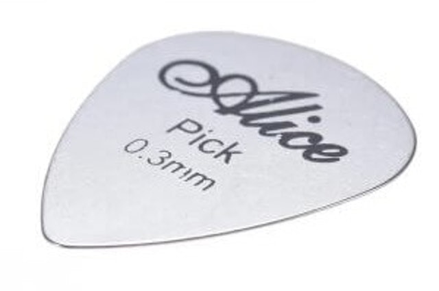 Stainless Steel Pick Guitar 2