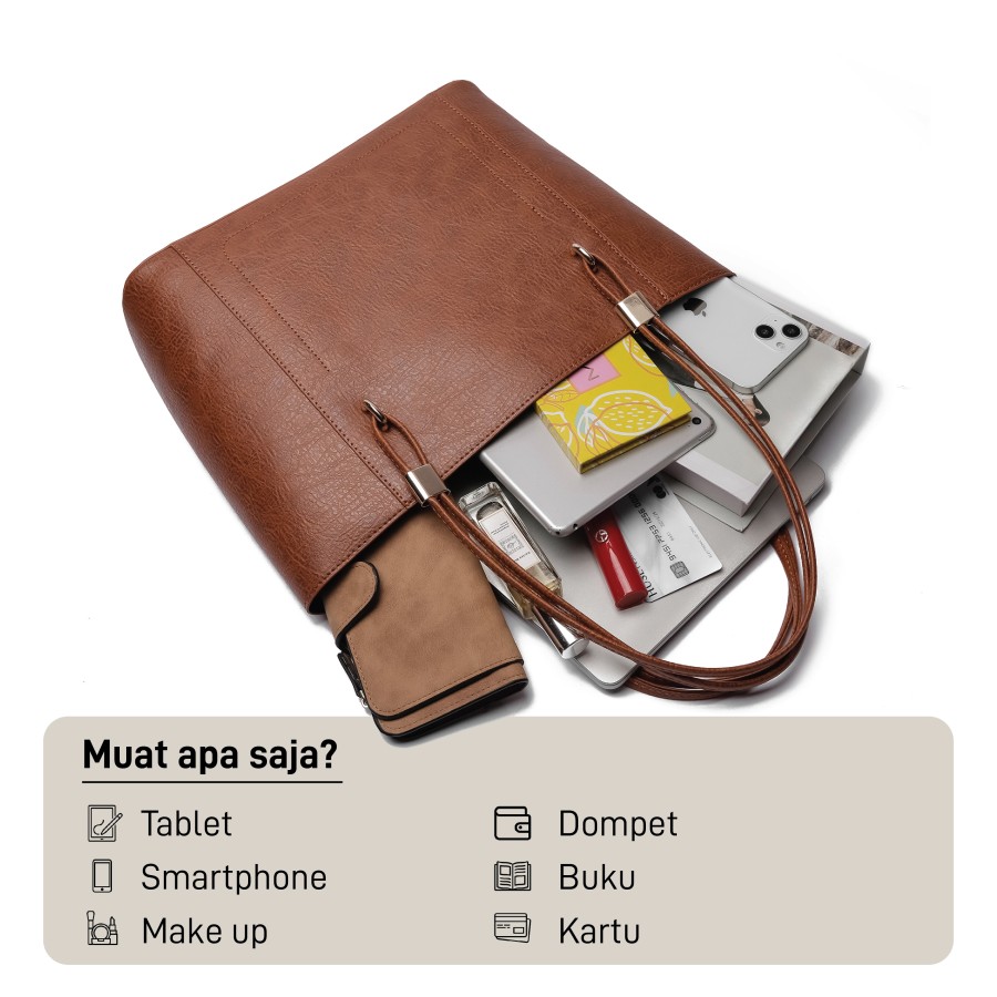HUSEN Totebag Ashley Shiny 